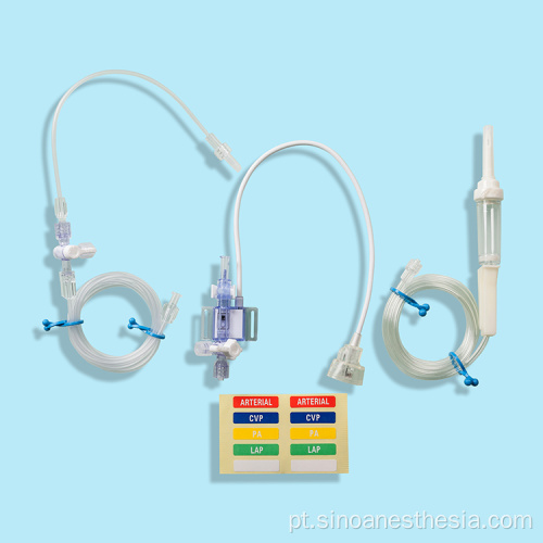 Transdutor de pressão arterial descartável médico padrão ISO